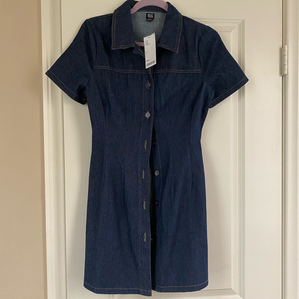 Urban Outfitters BDG Denim Button Up Dress